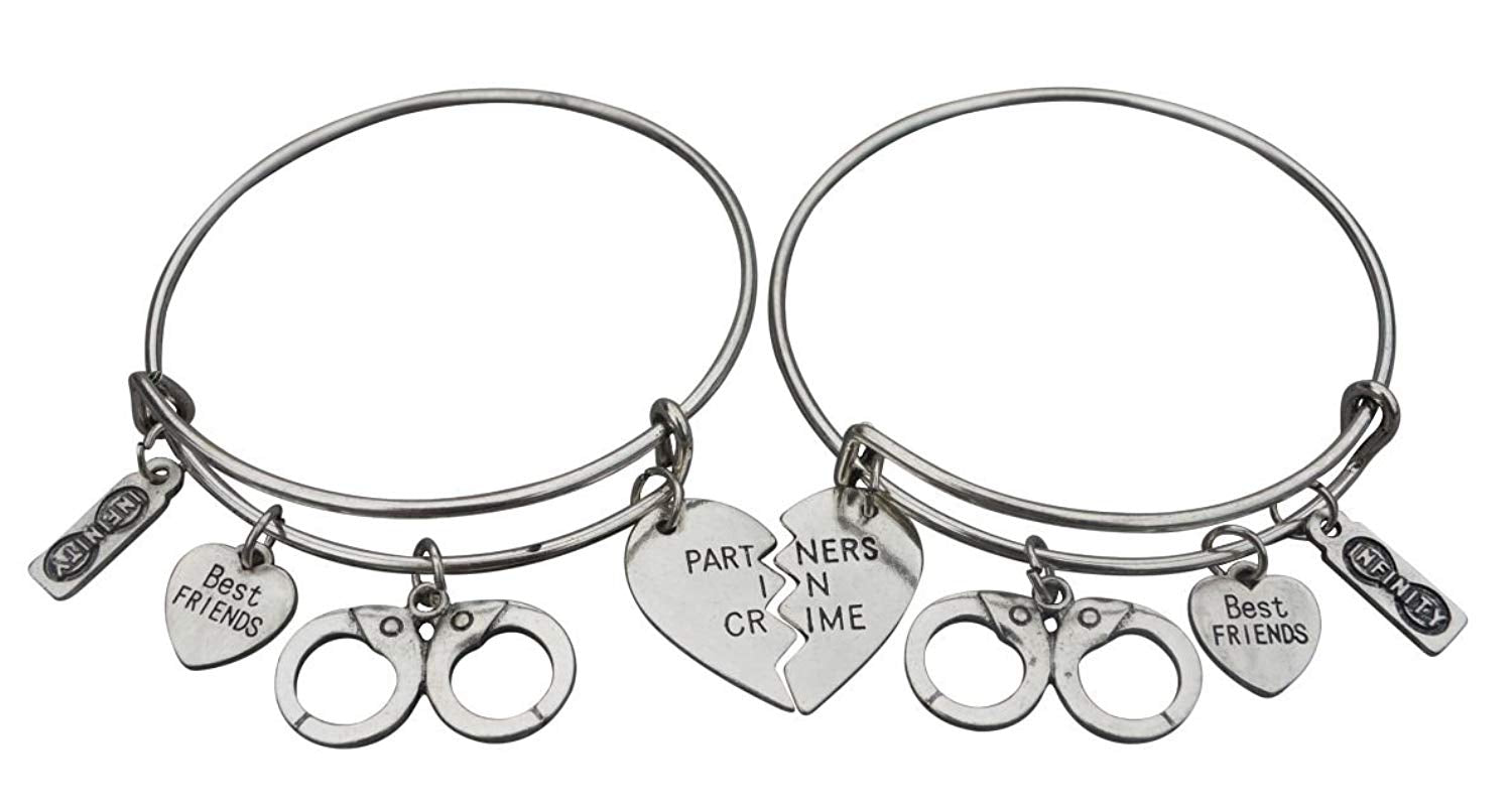 Best Friend Bracelet, Best Friends Jewelry, Handcuff BraceletPartner