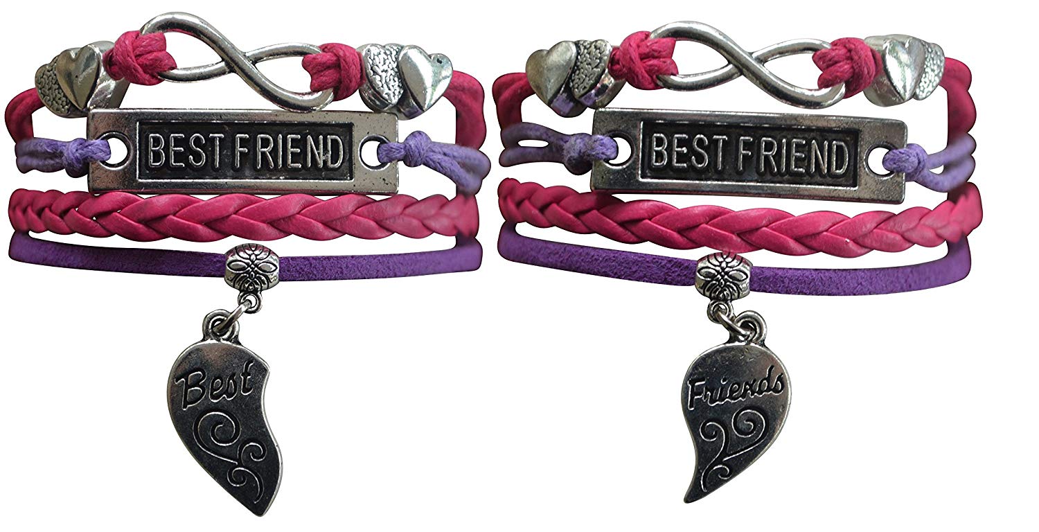 Infinity Collection Best Friend Bracelet Set, Best Friends Jewelry - 2 BFF Brace, image size:1500x768