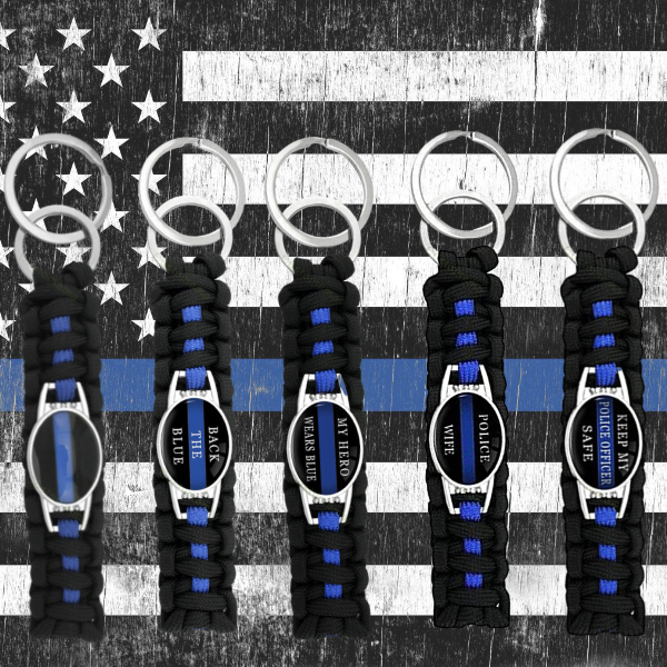 Police Paracord Keychain - Pick Style Infinity Collection