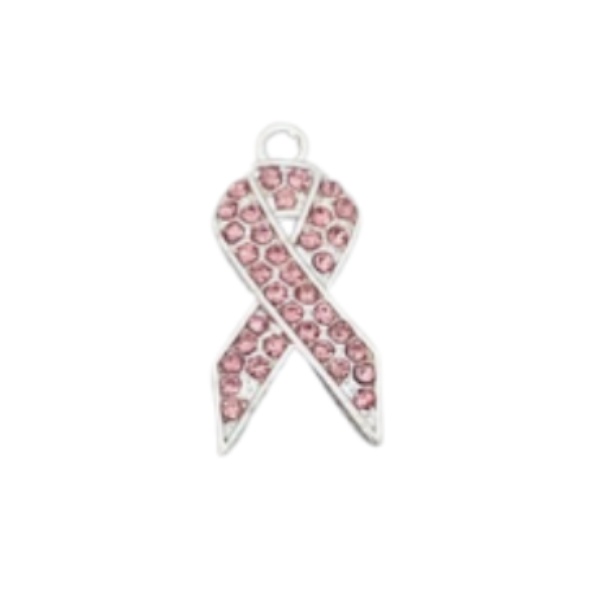 Pink Rhinestone Breast Cancer Ribbon Infinity Collection
