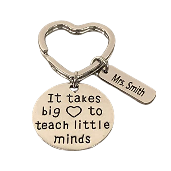 Science Teacher Keychain - 'It Takes A Big Heart To Teach Little Minds' Teacher Appreciation Gift - View #9